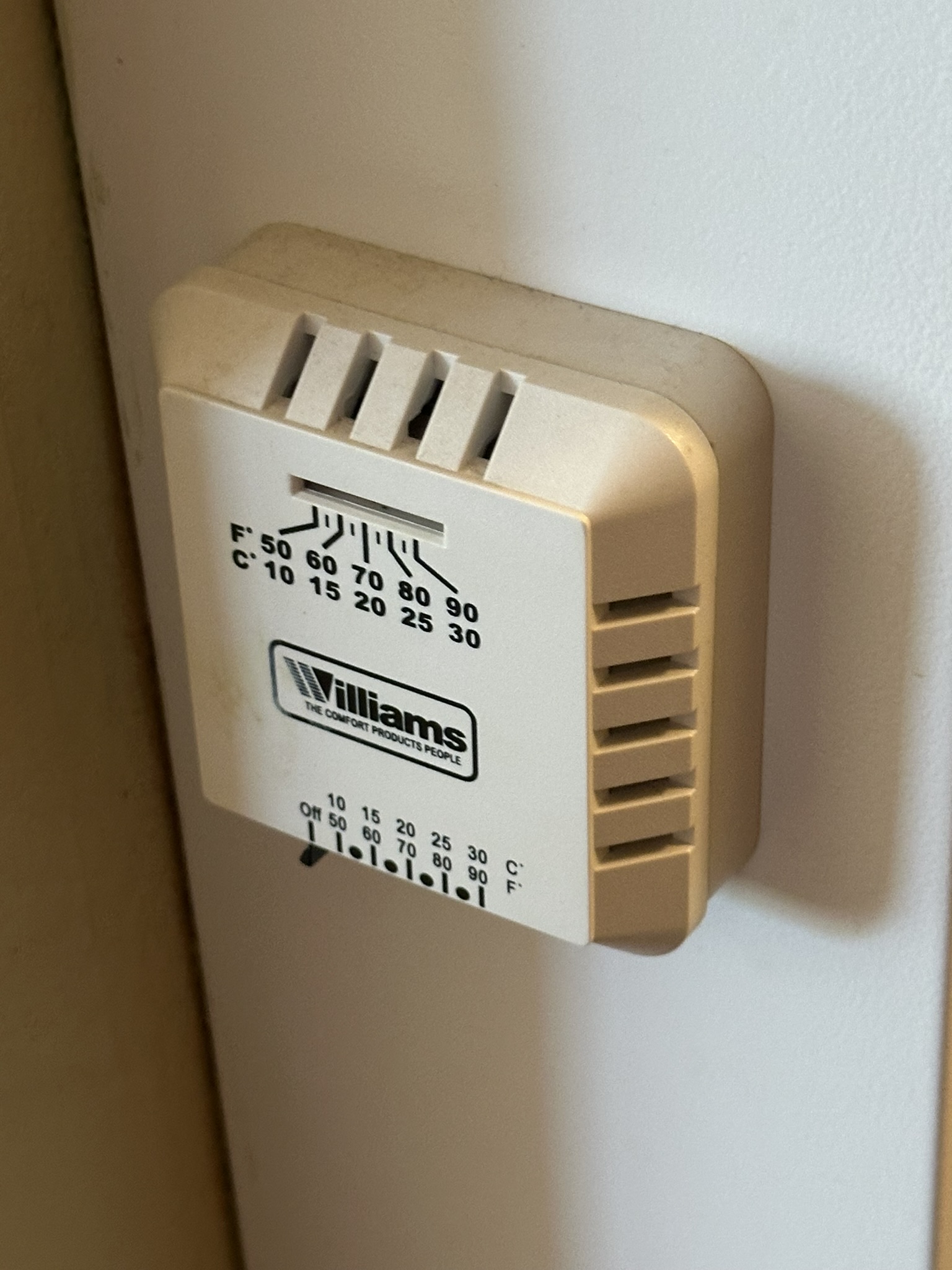 Heater thermostat